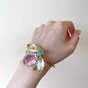 Philippe Ferrandis Crystal Insect Bracelet